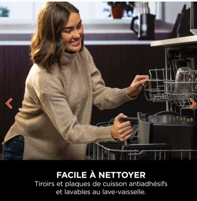 đNinja Air Fryer Dual Zone MAX avec thermosonde